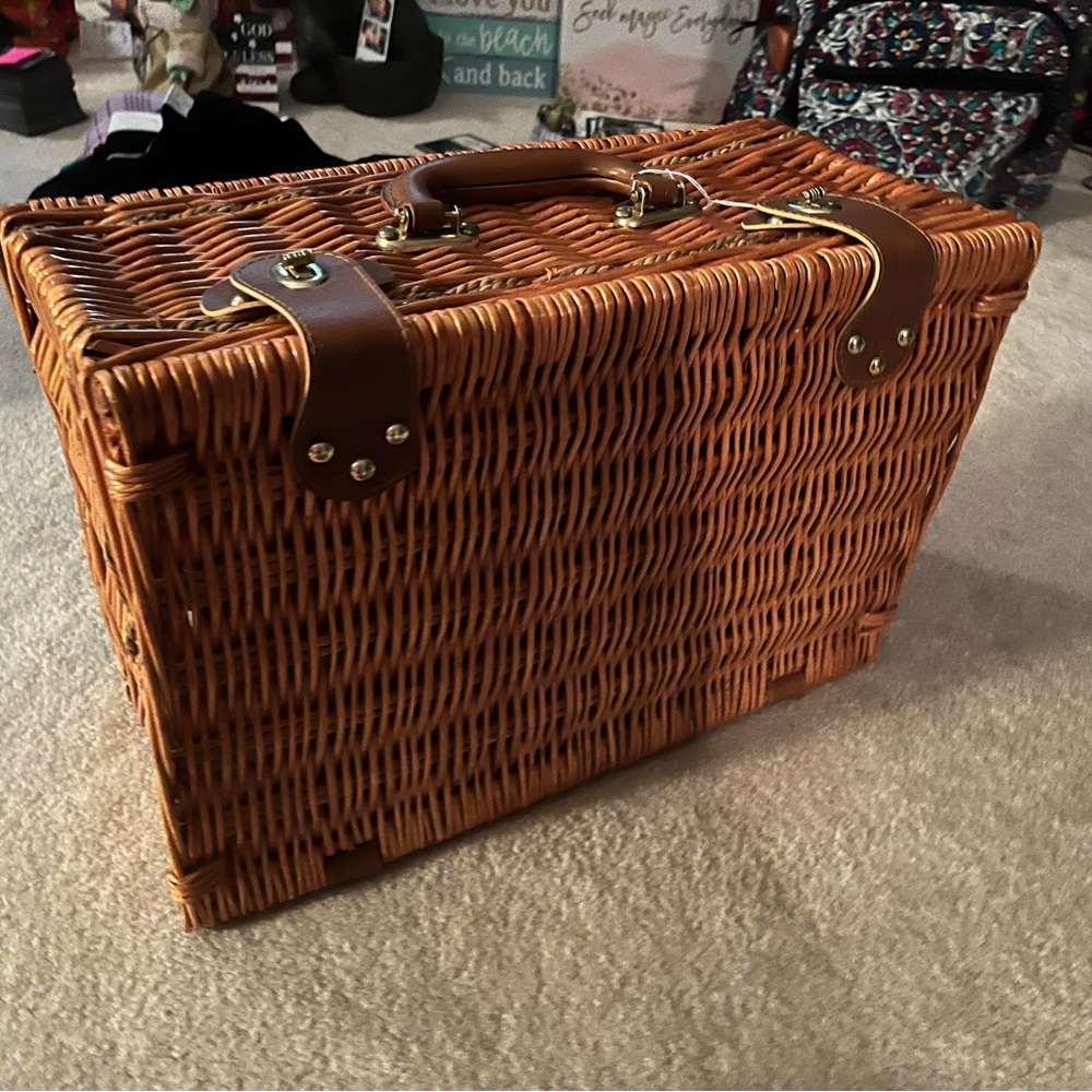 Medium Closable Picnic Basket